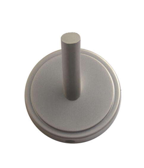 Coat Hook Satin Nickel Zinc Alloy With Round Base