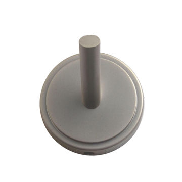 Coat Hook Satin Nickel Zinc Alloy With Round Base