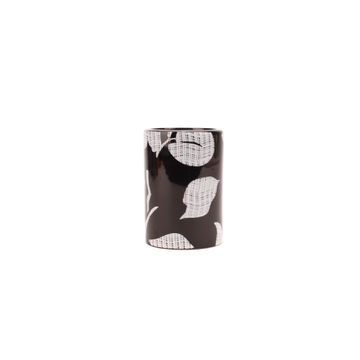 Tumbler rose design ceramic SENSEA black white
