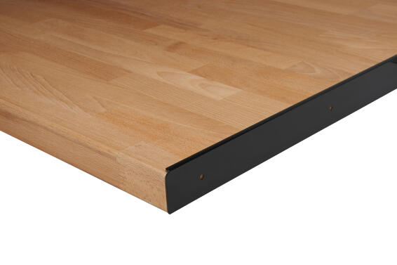 Kitchen Countertop End Trim L67Cm X W3,8Cm Black