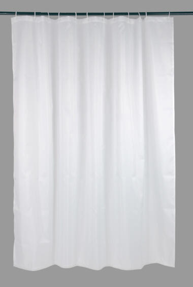 Sensea Happy Polyester Shower Curtain White W180cmxH200cm
