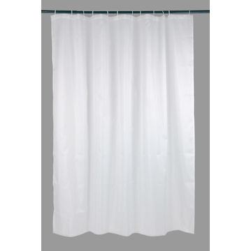 Sensea Happy Polyester Shower Curtain White W180cmxH200cm