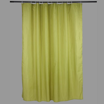 Sensea Happy Polyester Shower Curtain Green W180cmxH200cm