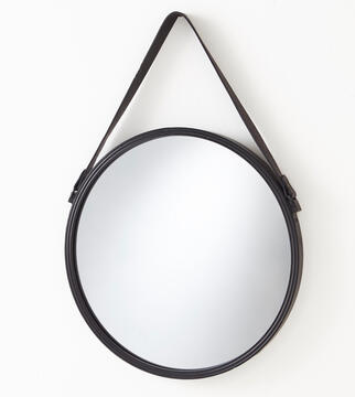 Inspire Barbier Mirror Black 41cm 