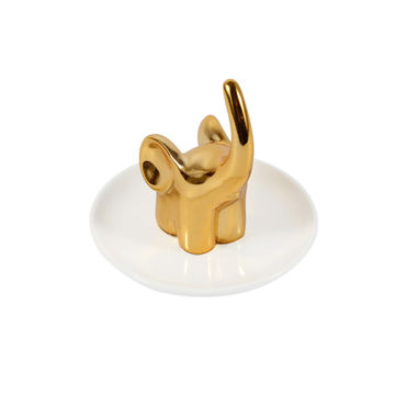 RING HOLDER CERAMIC SENSEA BAROQUE GOLD