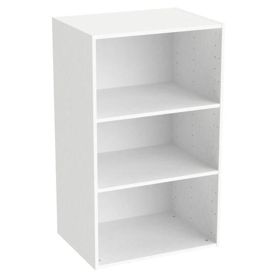 Space home cupboard with 2 shelves white h100xw60xd45cm