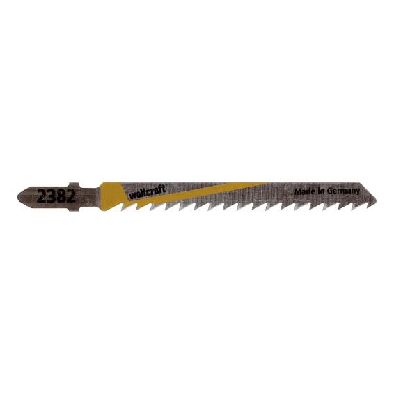 2 Jigsaw blades WOLFCRAFT T-shaft hcs rough cut