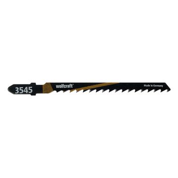 2 Jigsaw blades WOLFCRAFT T-shaft hcs curved cuts