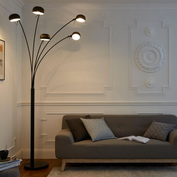 FLOOR LAMP E14X5 40W IRON MATT BLACK BL