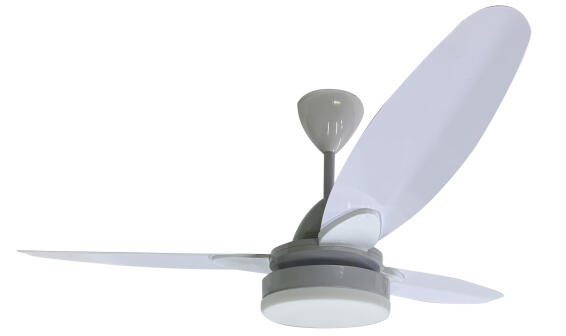 Solent High Breeze Ceiling Fan 3 Blades 1200mm White with LED Light Kit