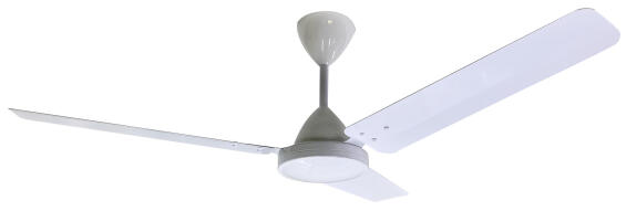 Solent Whirlwind Ceiling Fan 3 Blade 1200mm White with Regulator 1 Fan