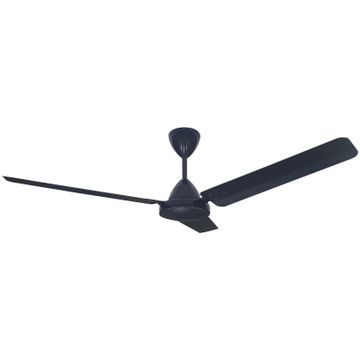Solent Whirlwind Ceiling Fan 3 Blades 1200mm Black