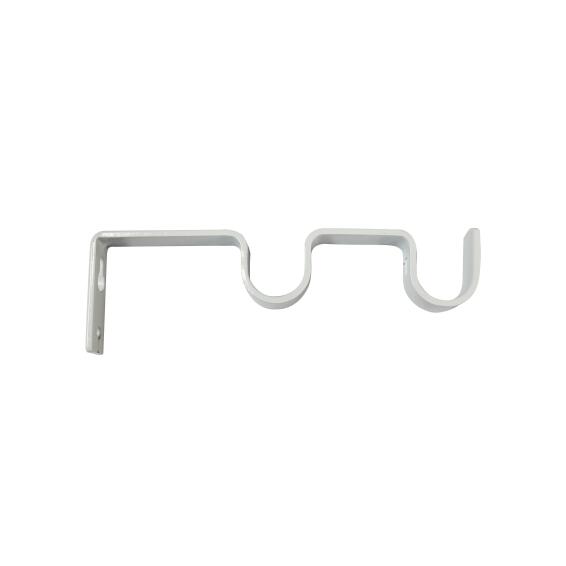 2pc inspire bracket l maya glossy white double fix d20 75/145mm