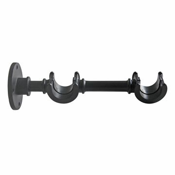 Inspire curtain bracket e d20 facto mat black w dble