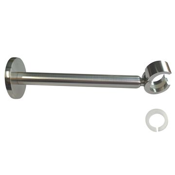 1pc  bracket glam chrome brushed with single extendable d20/d28 195-300mm inspire