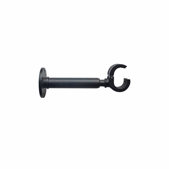Bracket c facto mat black single extendable d20 135-215/190-270mm