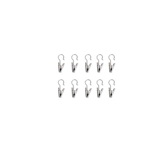 Inspire  clips mat nickel 10pcs 