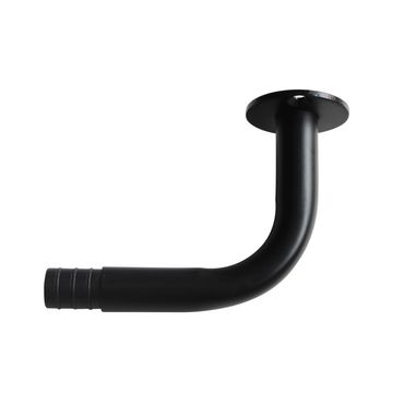 Inspire curtain bracket x d20 facto mat black w sgl