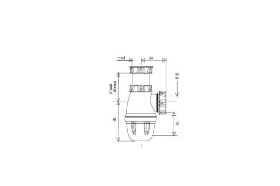 EQUATION Bottle trap Plastic