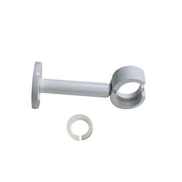 1pc curtain bracket c maya with single extendable glossy white 115-160mm d20/d28 inspire