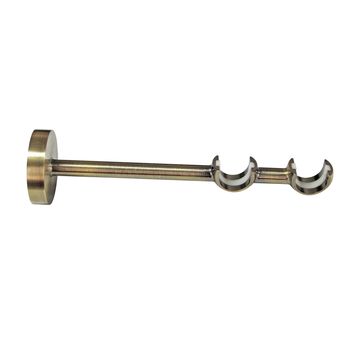 Inspire curtain bracket r d20 neo antic brass w dble fi