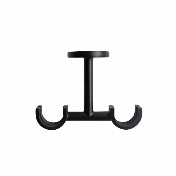 1pc inspire bracket i d28 graph mat black c double fix 95/90mm