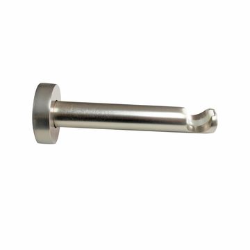 1pc single fix curtain bracket pp kali mat nickel 130mm d20 inspire