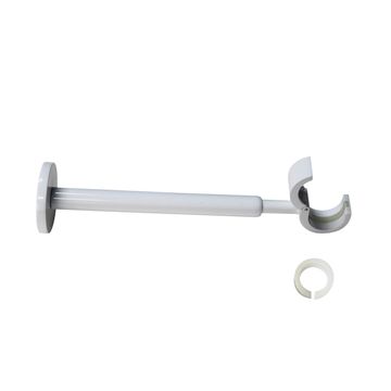 1pc curtain bracket d maya glossy white with single extendable d20/d28 195-300mm inspire