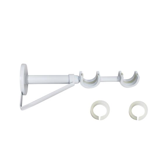 1pc inspire bracket f  maya glossy white double  extendable d20/d28 135-215/190-270mm