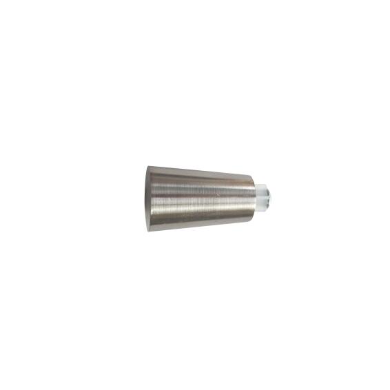 2pcs d28 glam chrome brushed curtain finals pommel inspire