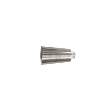 2pcs d28 glam chrome brushed curtain finals pommel inspire