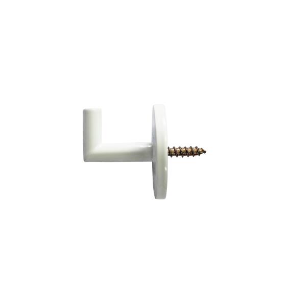 Inspire curtain hooks maya glossy white 30mm 2pcs 