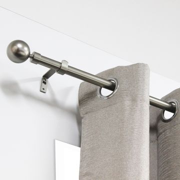 1pc kali mat nickel with single fix curtain bracket d20  85mm inspire