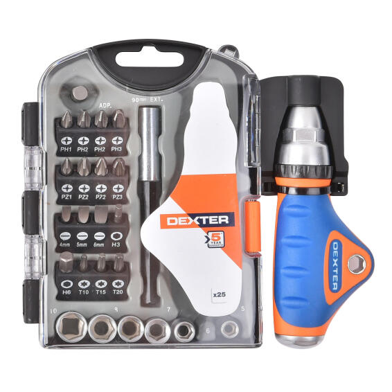 Set Of 25 Torq Ratchet Screwdrivers Dexter