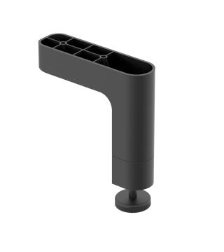 Bathroom furniture feet SENSEA Remix black 110-160mm