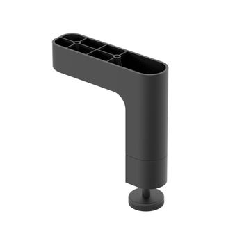 Bathroom furniture feet SENSEA Remix black 110-160mm