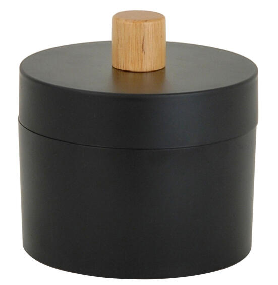 Sensea Scandi Cotton Box Black Plastic