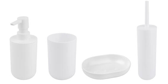 Tumbler plastic SENSEA easy white matt