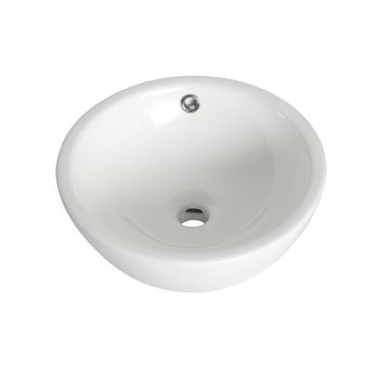 Ceramic Basin Round D38Xh15 White Shiny