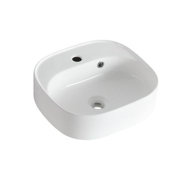 Sensea Remix Ceramic Basin Round White W42.9cmxD39.7cmxH16cm