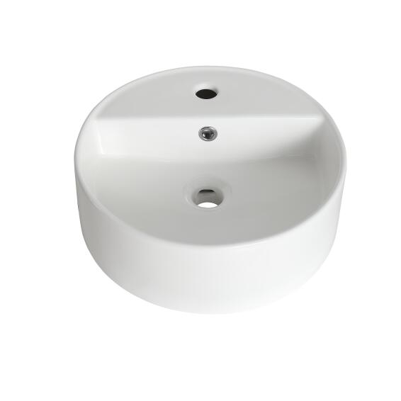 Ceramic Basin Round D41Xh14,5 Easca White Shiny