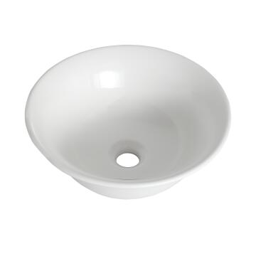 Ceramic Basin Round D38Xh15 Charm White Shiny