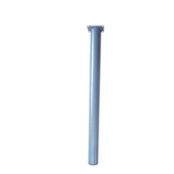 Furniture legs steel tube grey powder coated 50mm x 710mm 4 piece